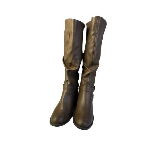 White Mountain Leto Brown Slouch Riding Boot NEW 8.5 - Picture 2 of 9